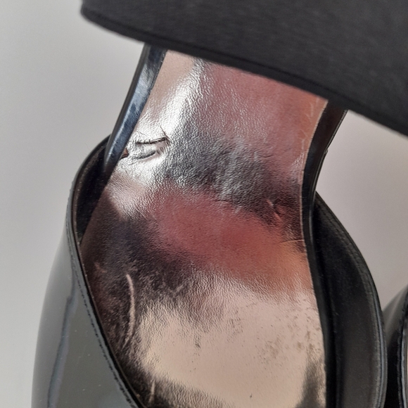 Madden Girl Patent Peep Toe Pumps Black - Picture 6 of 6